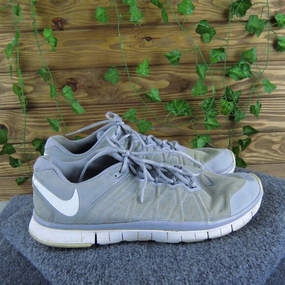 Nike Men's Free Trainer Sneaker Gray Synthetic Size 14 Medium Used 2025 - Picture 3 of 7